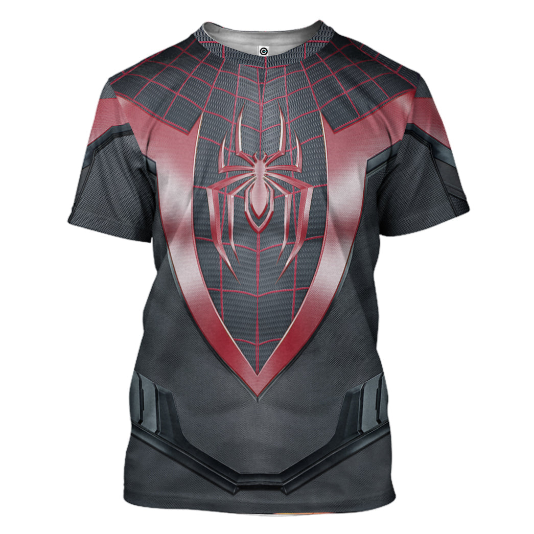 Spiderman Miles Morales Costume Hoodie Sweatshirt T-Shirt Sweatpants Tracksuit - Stormmerch Exclusive