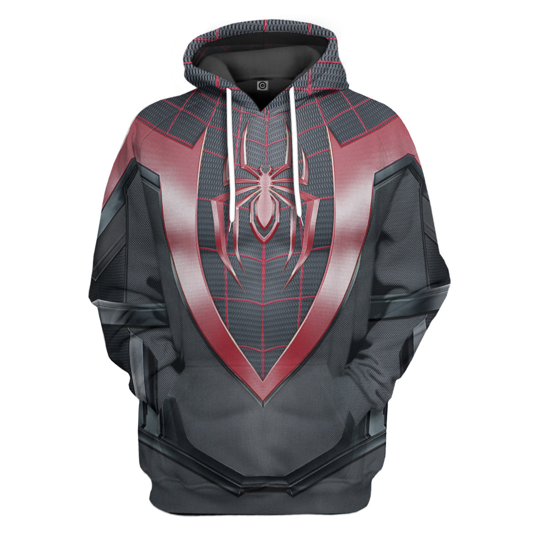 Spiderman Miles Morales Costume Hoodie Sweatshirt T-Shirt Sweatpants Tracksuit - Stormmerch Exclusive