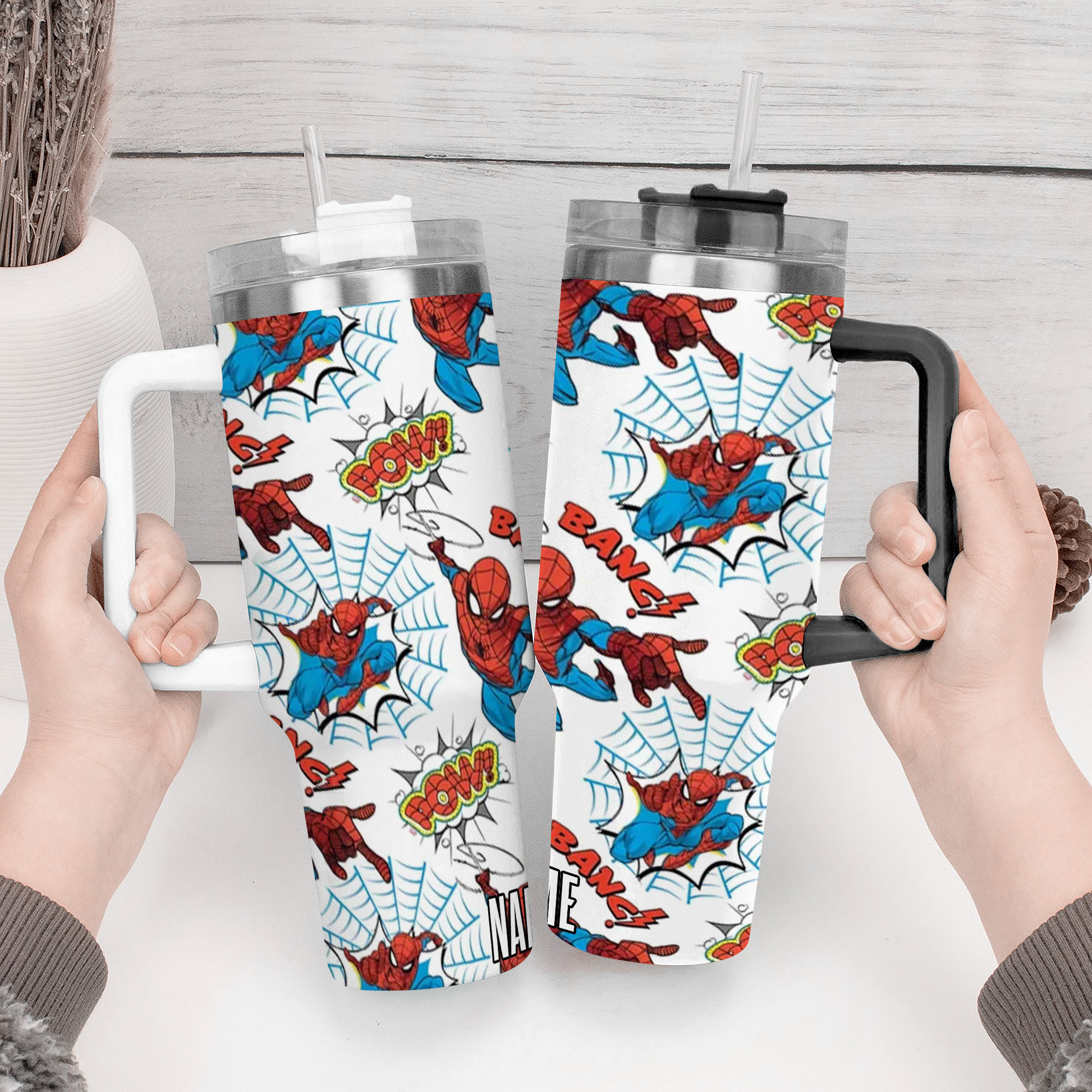 Spiderman Movies Custom Stanley Cup 40 oz 30 oz Tumbler With Handle