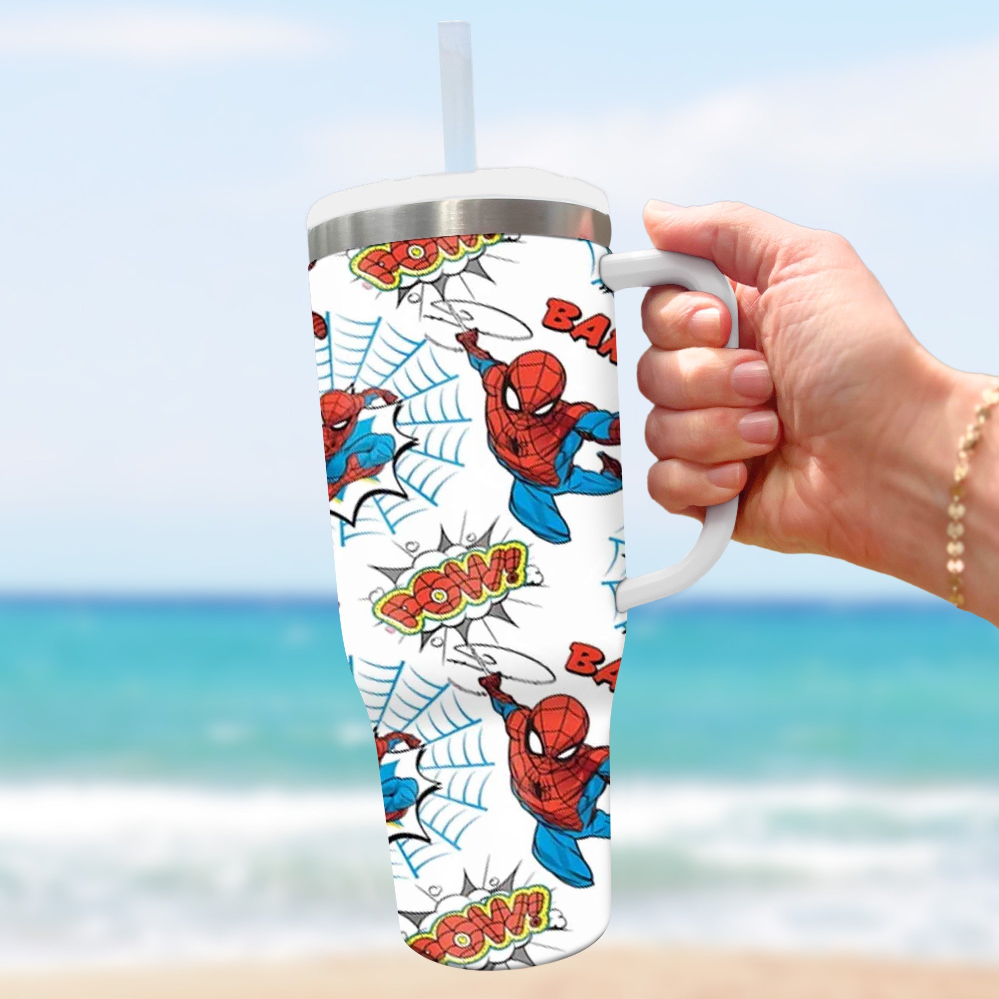 Spiderman Movies Custom Stanley Cup 40 oz 30 oz Tumbler With Handle