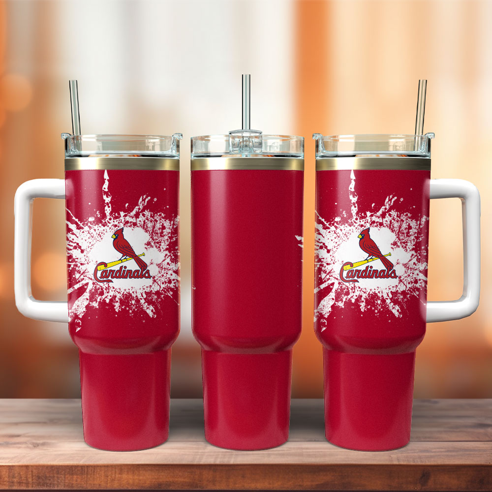 St. Louis Cardinals Baseball MLB Sport Custom Stanley Cup 40 oz 30 oz Tumbler With Handle