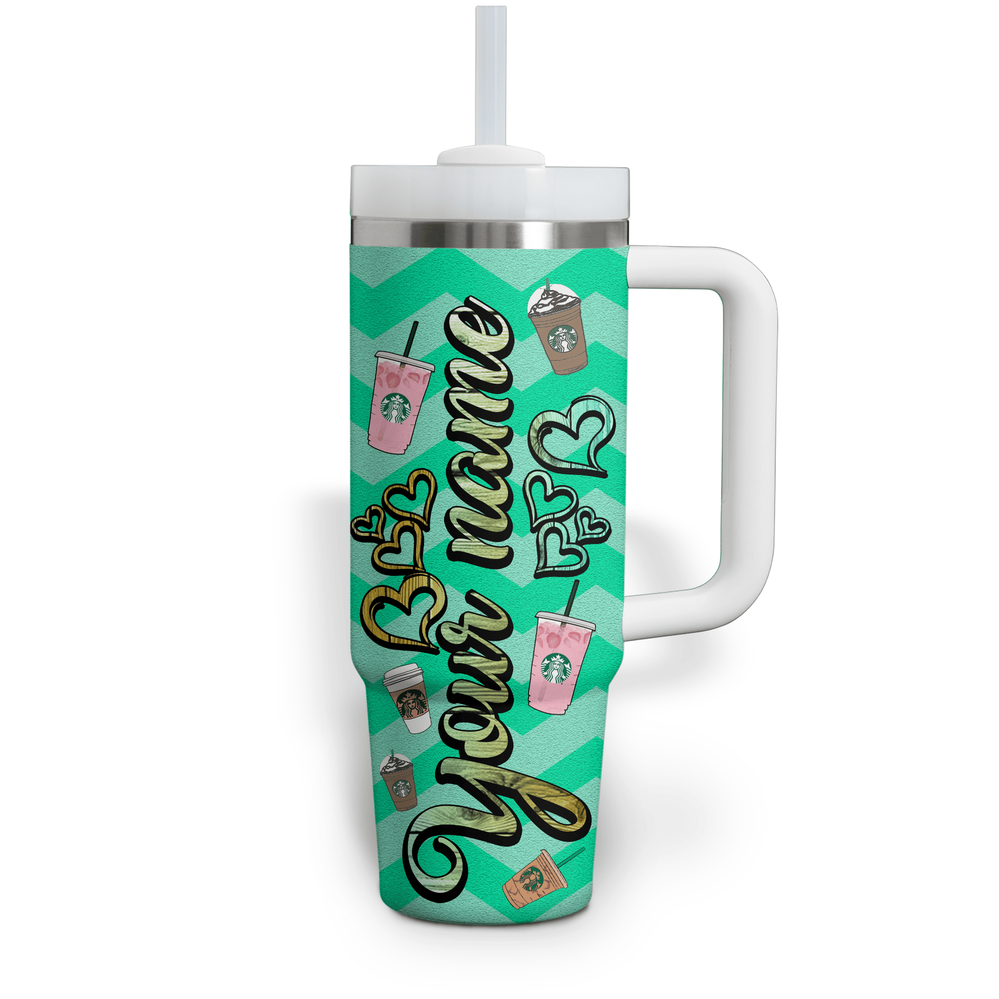 Starbucks Coffee Custom Stanley Cup 40 oz 30 oz Tumbler With Handle