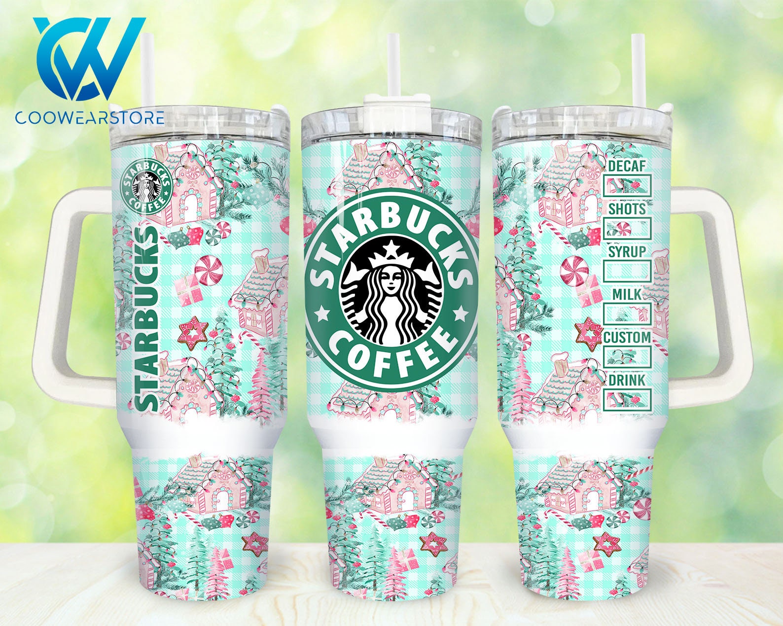 Starbucks Coffee Custom Stanley Cup 40 oz 30 oz Tumbler With Handle