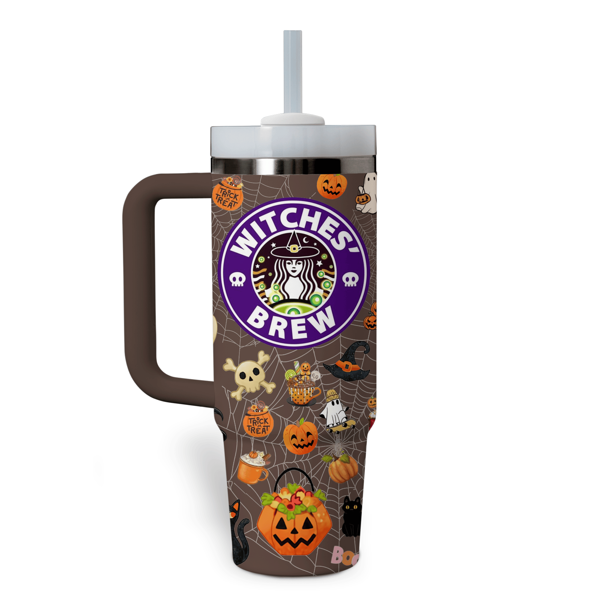 Starbucks Halloween Drinks Custom Stanley Cup 40 oz 30 oz Tumbler With Handle