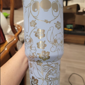 Stitch Cartoon Custom Stanley Cup 40 oz 30 oz Tumbler With Handle