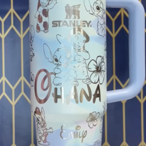 Stitch Cartoon Custom Stanley Cup 40 oz 30 oz Tumbler With Handle