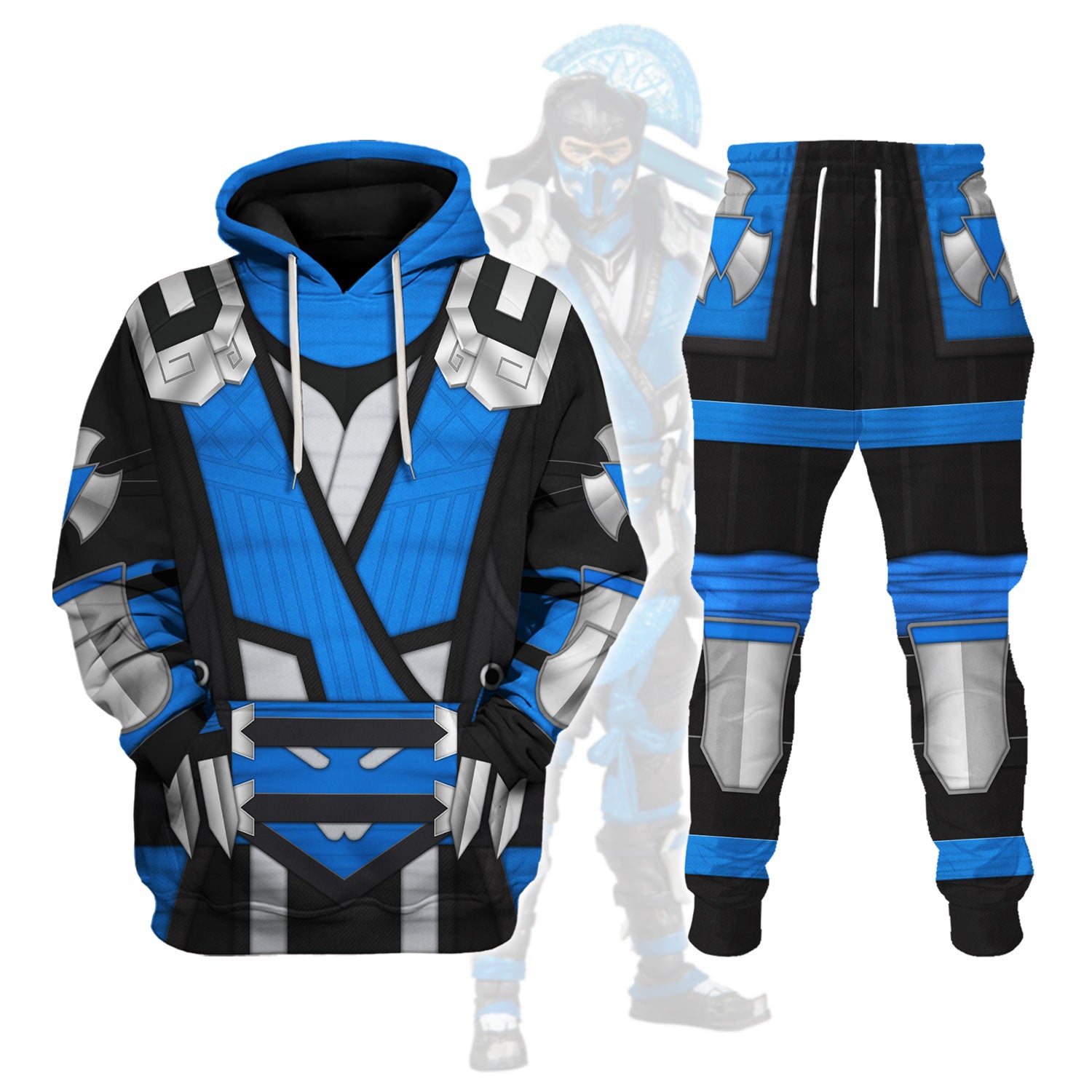 Sub-Zero XI Costume Hoodie Sweatshirt T-Shirt Tracksuit Version 2 - Stormmerch Exclusive