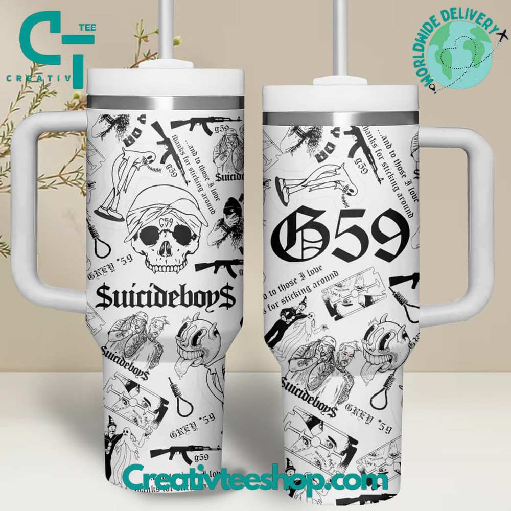 Suicideboy Music Custom Stanley Cup 40 oz 30 oz Tumbler With Handle