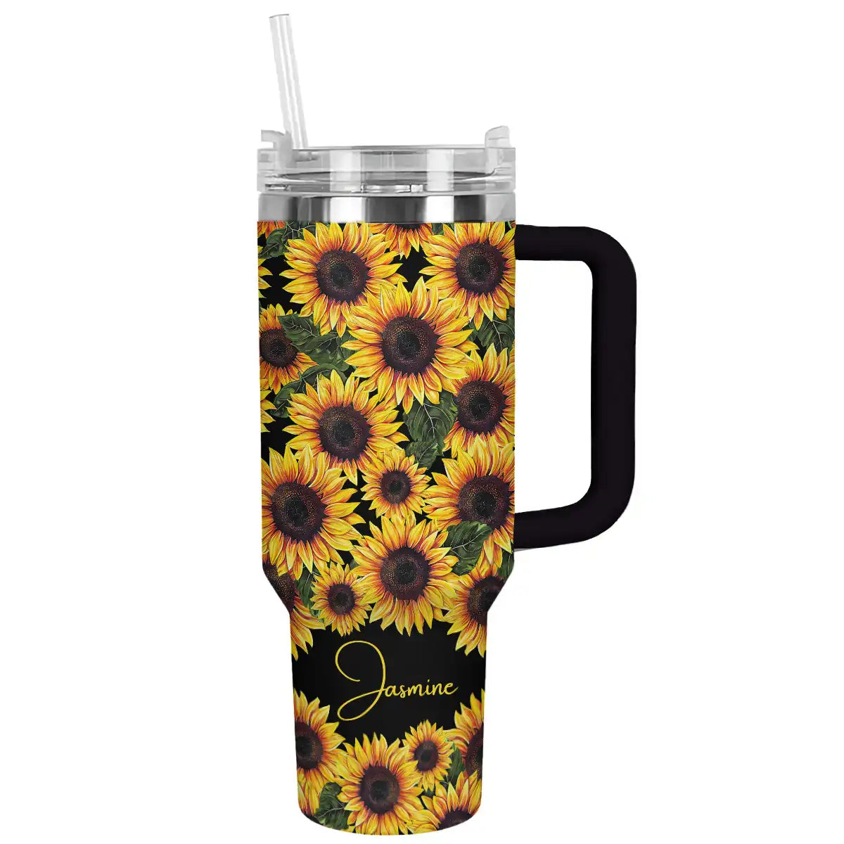 Sunflower Custom Stanley Cup 40 oz 30 oz Tumbler With Handle