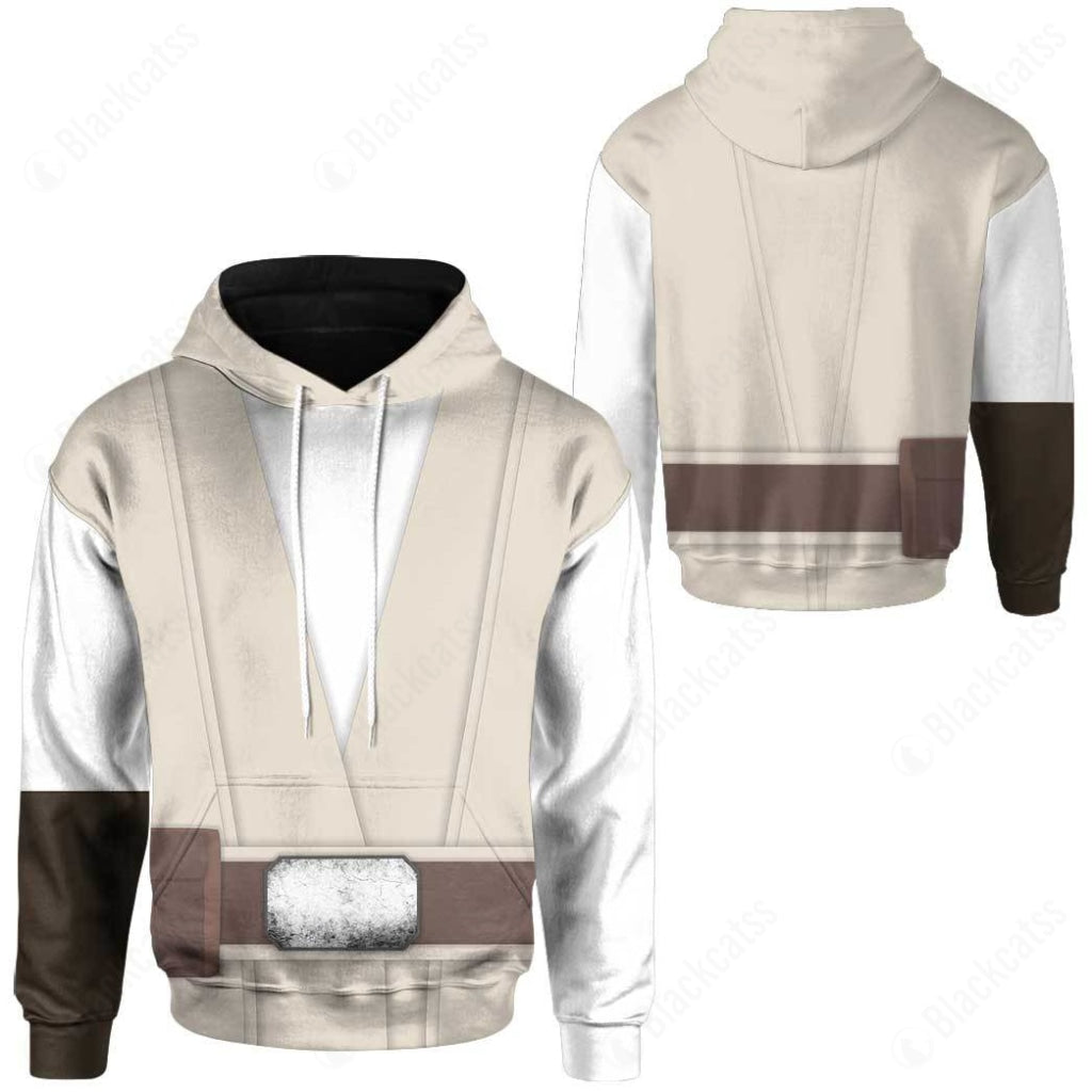 SW Episode VIII The Last Jedi Luke Skywalker Costume Hoodie Sweatshirt T-Shirt Sweatpants Tracksuit - Stormmerch Exclusive