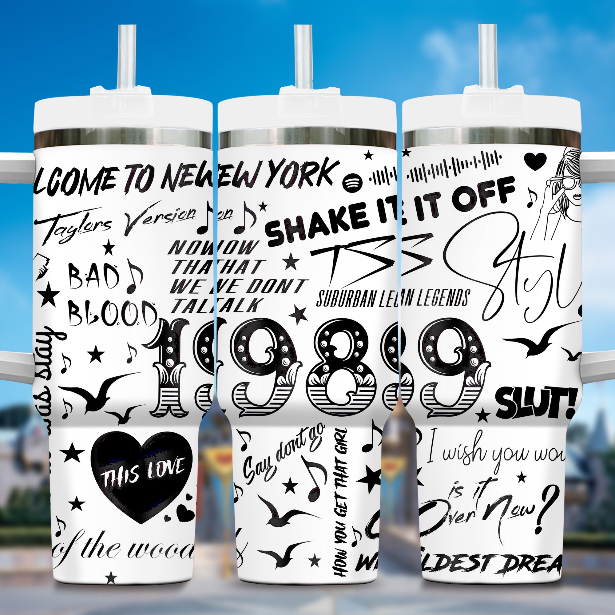 Swiftie Music Custom Stanley Cup 40 oz 30 oz Tumbler With Handle