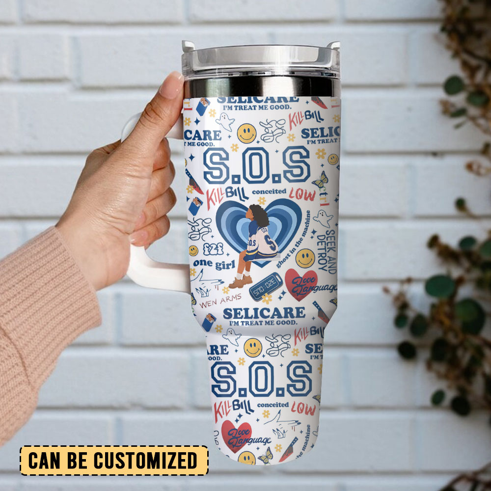 SZA Kill Bill Music Custom Stanley Cup 40 oz 30 oz Tumbler With Handle