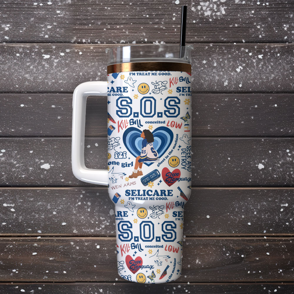 SZA Kill Bill Music Custom Stanley Cup 40 oz 30 oz Tumbler With Handle