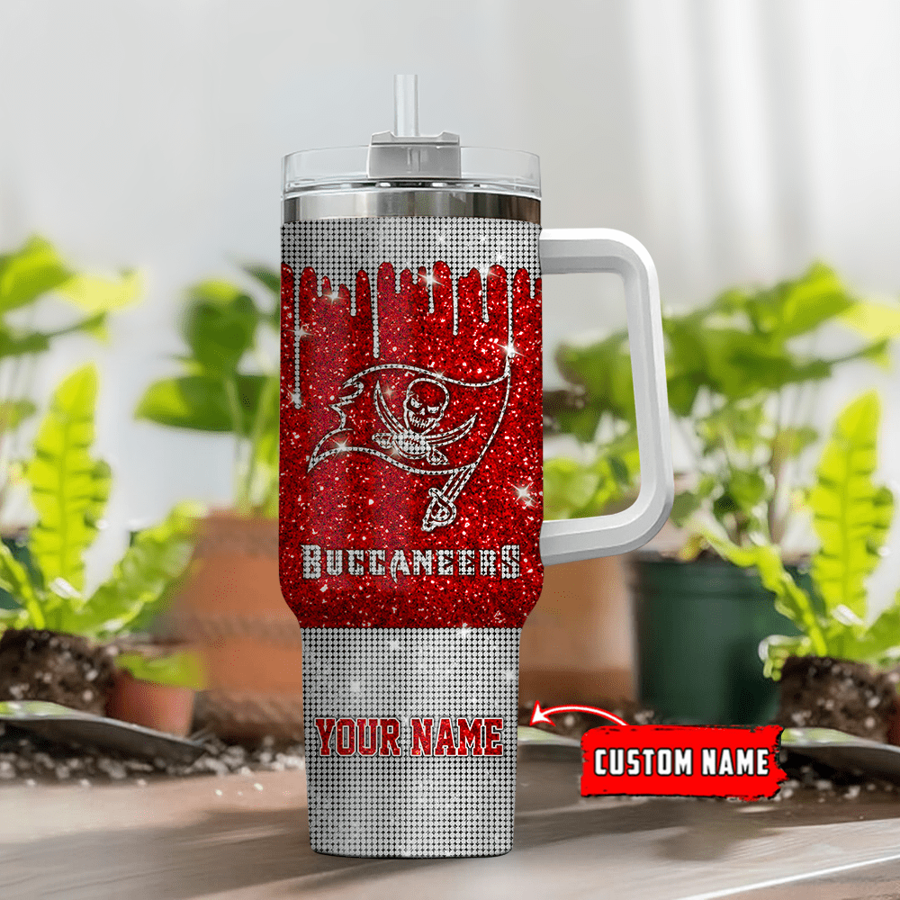 Tampa Bay Buccaneers NFL Custom Stanley Cup 40 oz 30 oz Tumbler With Handle
