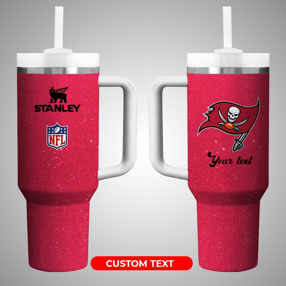 Tampa Bay Buccaneers NFL Custom Stanley Cup 40 oz 30 oz Tumbler With Handle