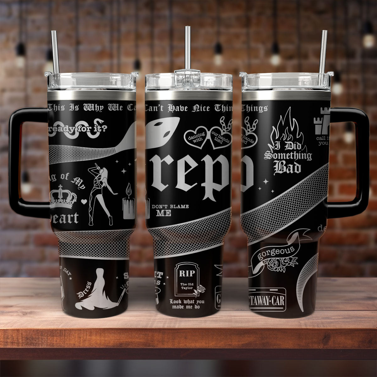 Taylor Swift Music Custom Stanley Cup 40 oz 30 oz Tumbler With Handle