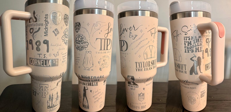 Taylor Swift Music Custom Stanley Cup 40 oz 30 oz Tumbler With Handle