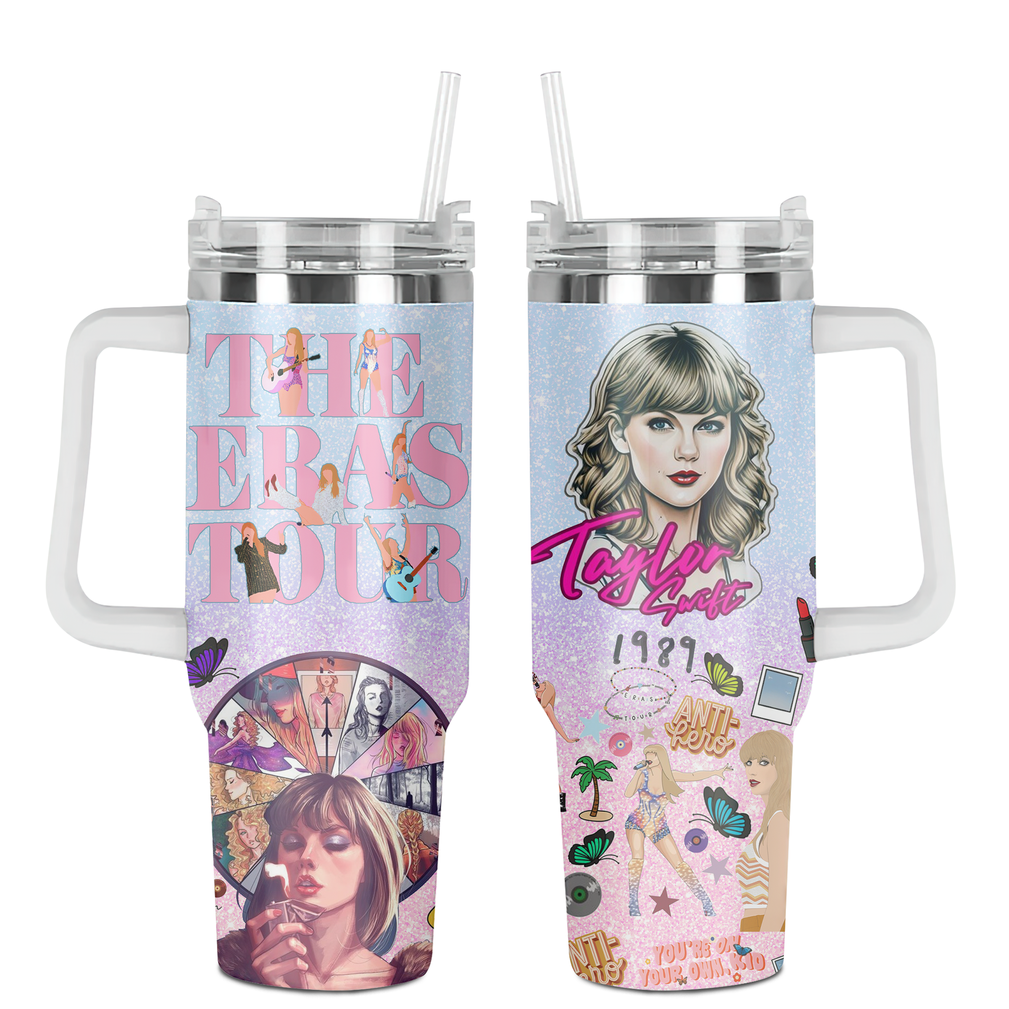 Taylor Swift Music Custom Stanley Cup 40 oz 30 oz Tumbler With Handle