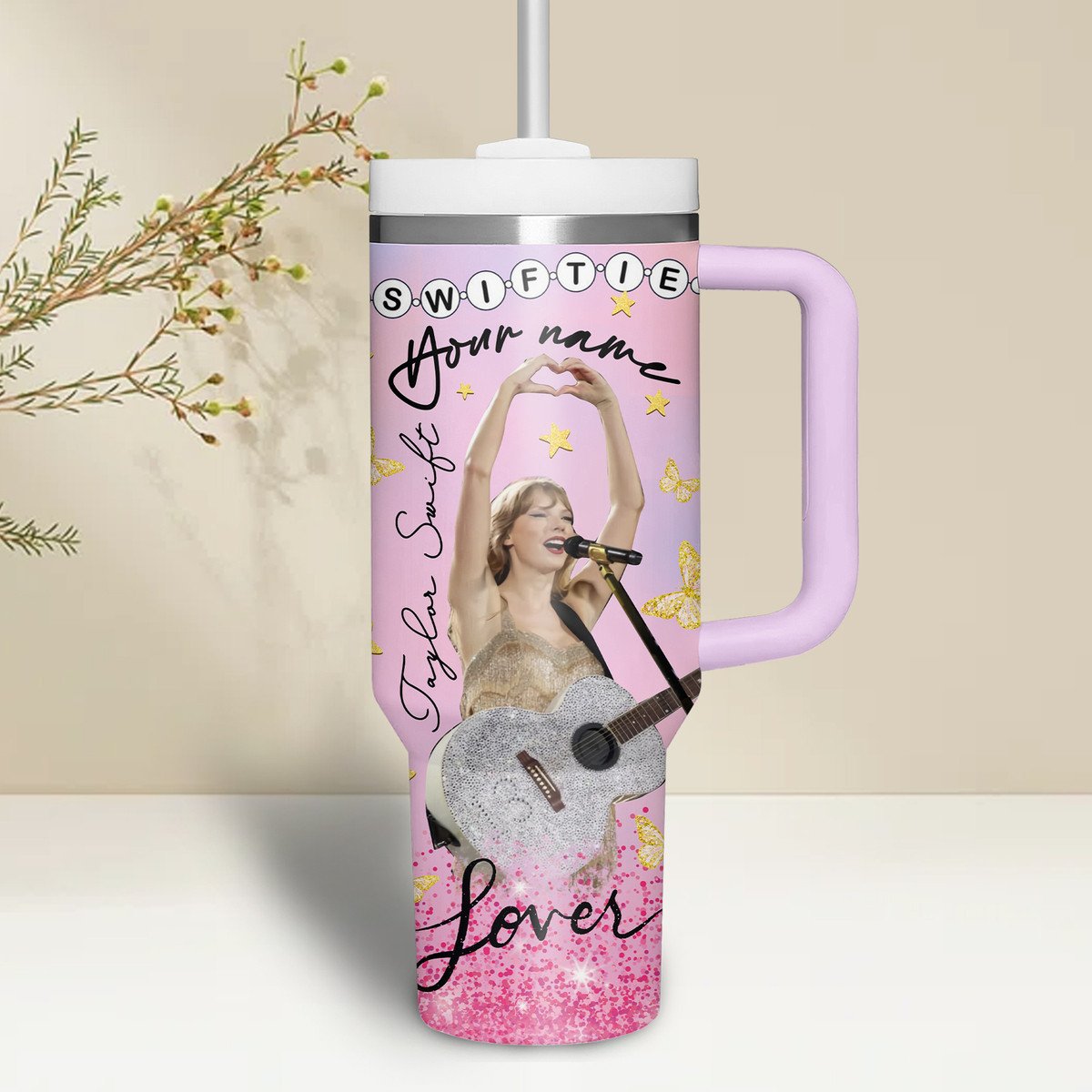 Taylor Swift Music Custom Stanley Cup 40 oz 30 oz Tumbler With Handle