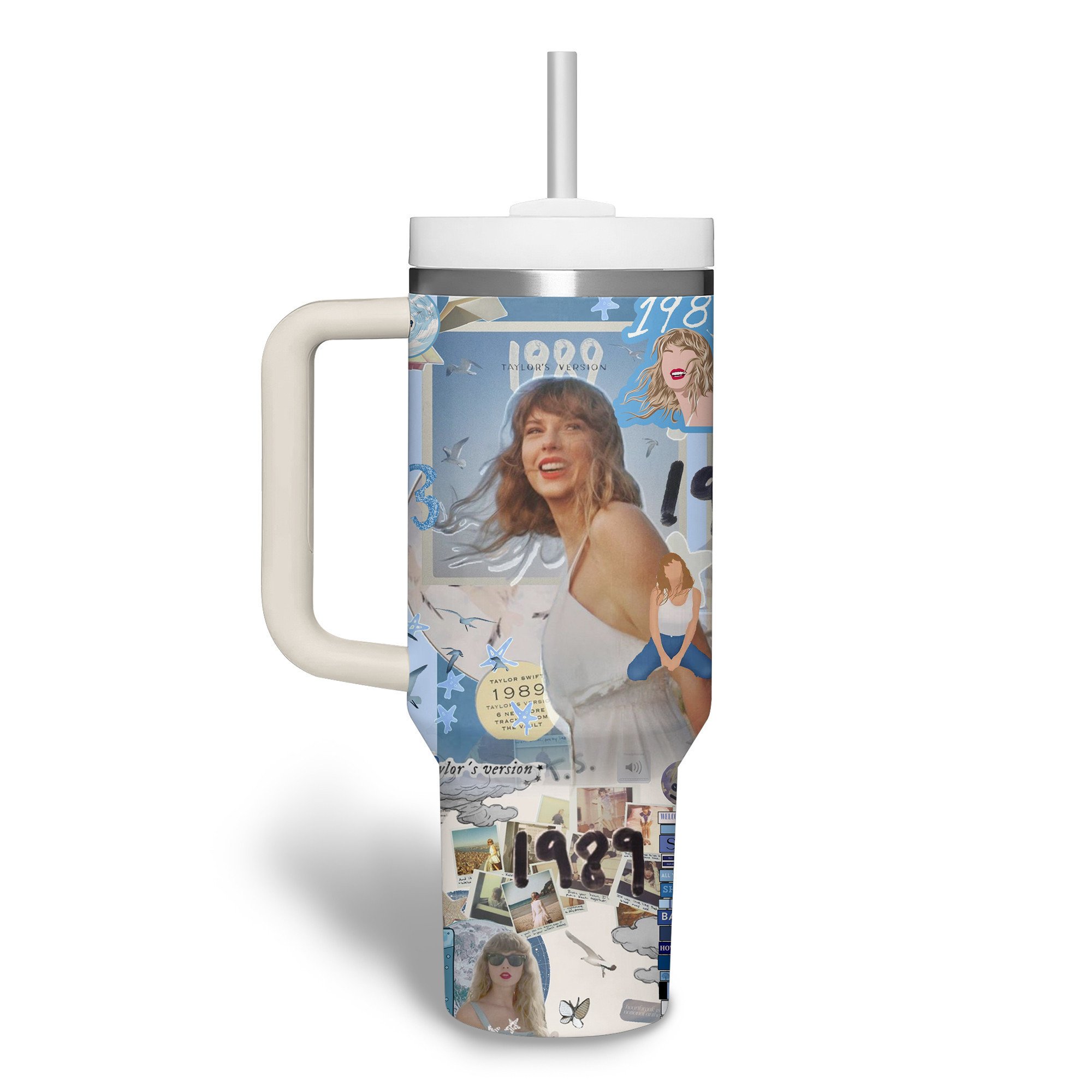 Taylor Swift Music Custom Stanley Cup 40 oz 30 oz Tumbler With Handle