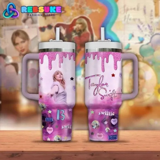 Taylor Swift Music Custom Stanley Cup 40 oz 30 oz Tumbler With Handle