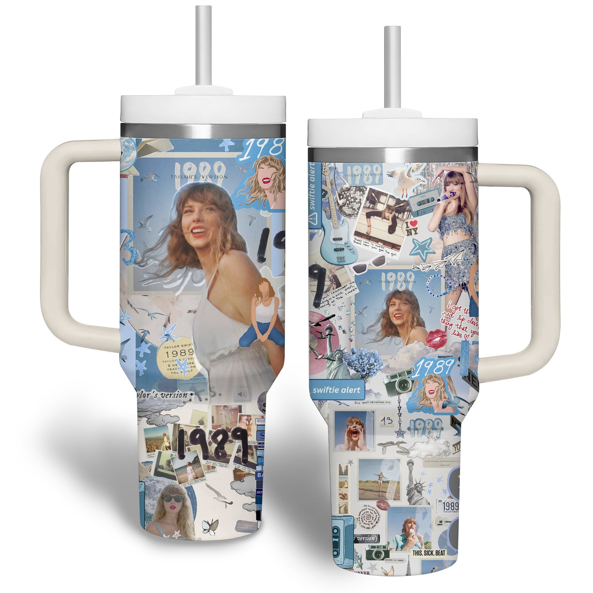 Taylor Swift Music Custom Stanley Cup 40 oz 30 oz Tumbler With Handle