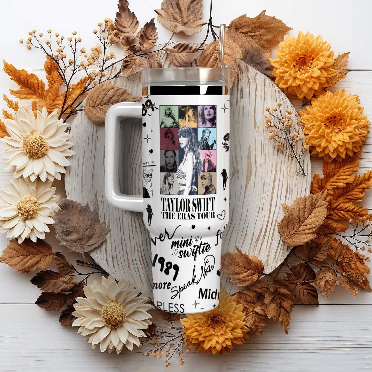 Taylor Swift Music Custom Stanley Cup 40 oz 30 oz Tumbler With Handle