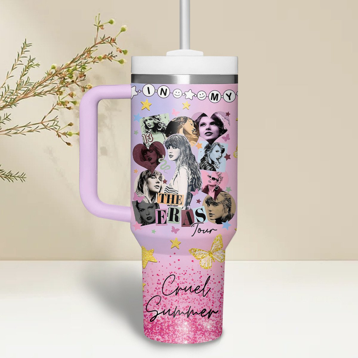 Taylor Swift Music Custom Stanley Cup 40 oz 30 oz Tumbler With Handle