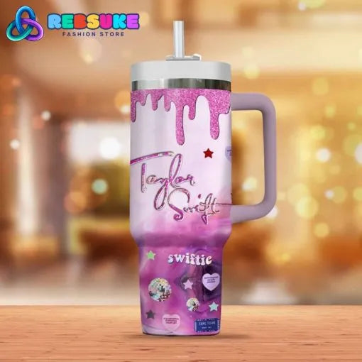 Taylor Swift Music Custom Stanley Cup 40 oz 30 oz Tumbler With Handle