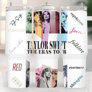 Taylor Swift The Eras Tour Music Custom Stanley Cup 40 oz 30 oz Tumbler With Handle