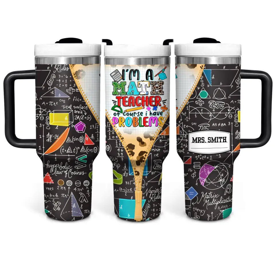 Teacher Custom Stanley Cup 40 oz 30 oz Tumbler With Handle