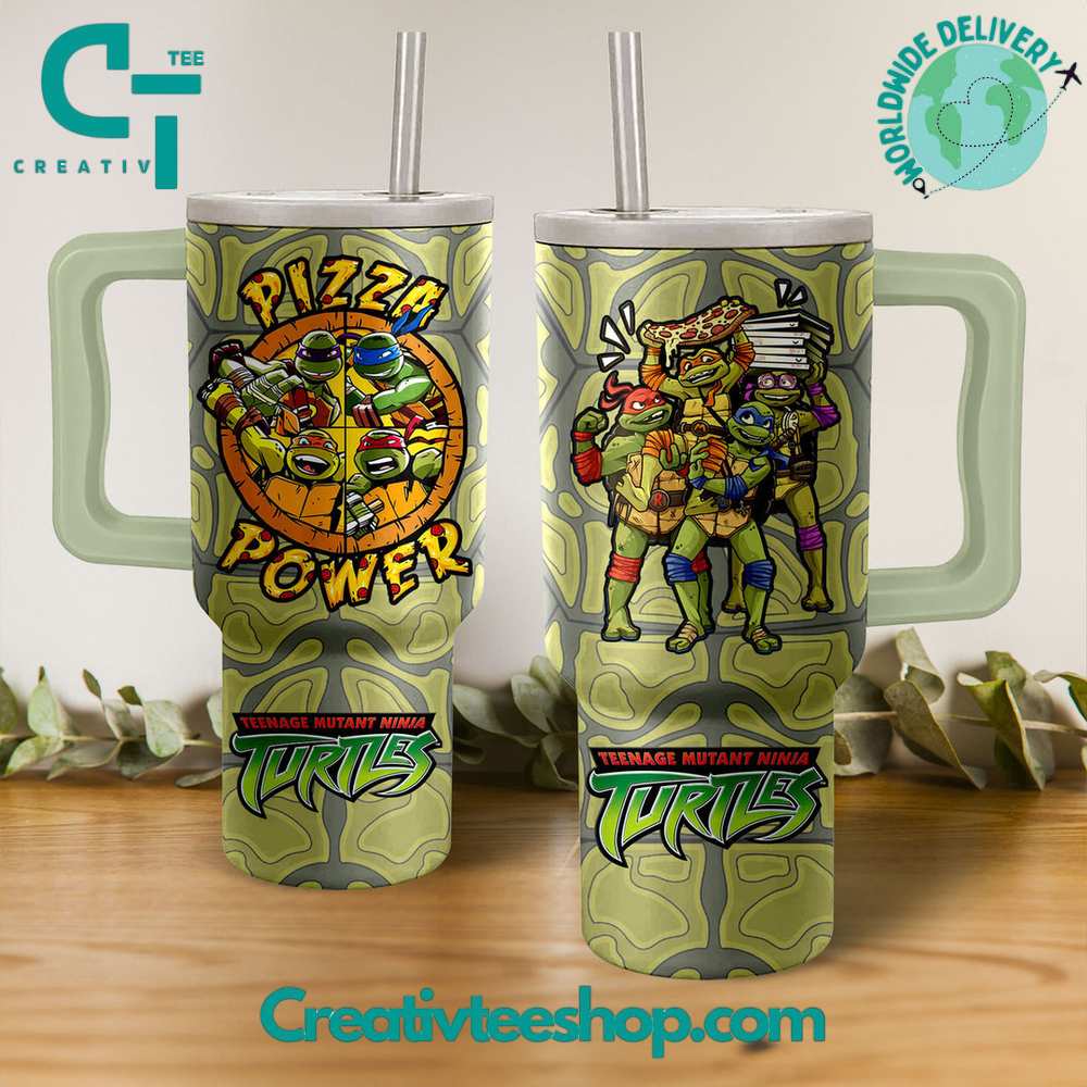 Teenage Mutant Ninja Turtles Cartoon Custom Stanley Cup 40 oz 30 oz Tumbler With Handle
