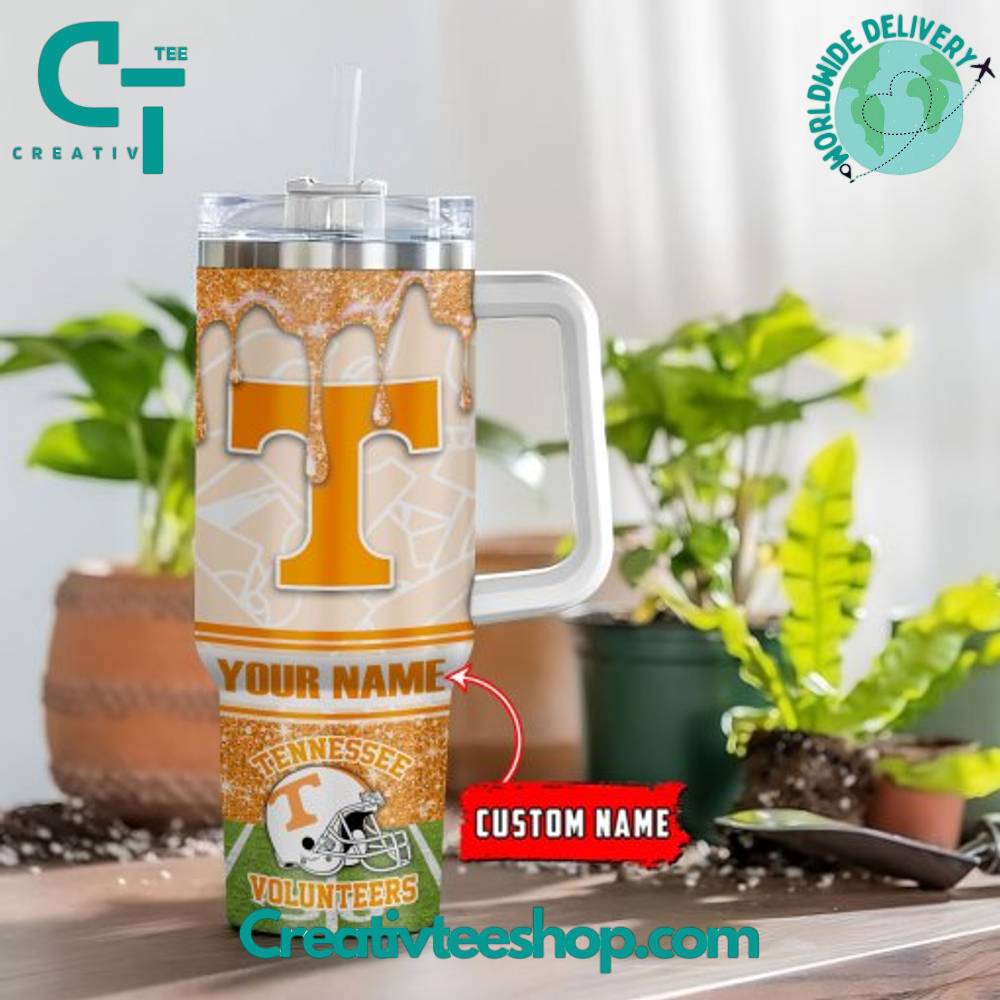 Tennessee Volunteers NCAA Custom Stanley Cup 40 oz 30 oz Tumbler With Handle
