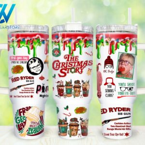 The Christmas Story Movies Custom Stanley Cup 40 oz 30 oz Tumbler With Handle