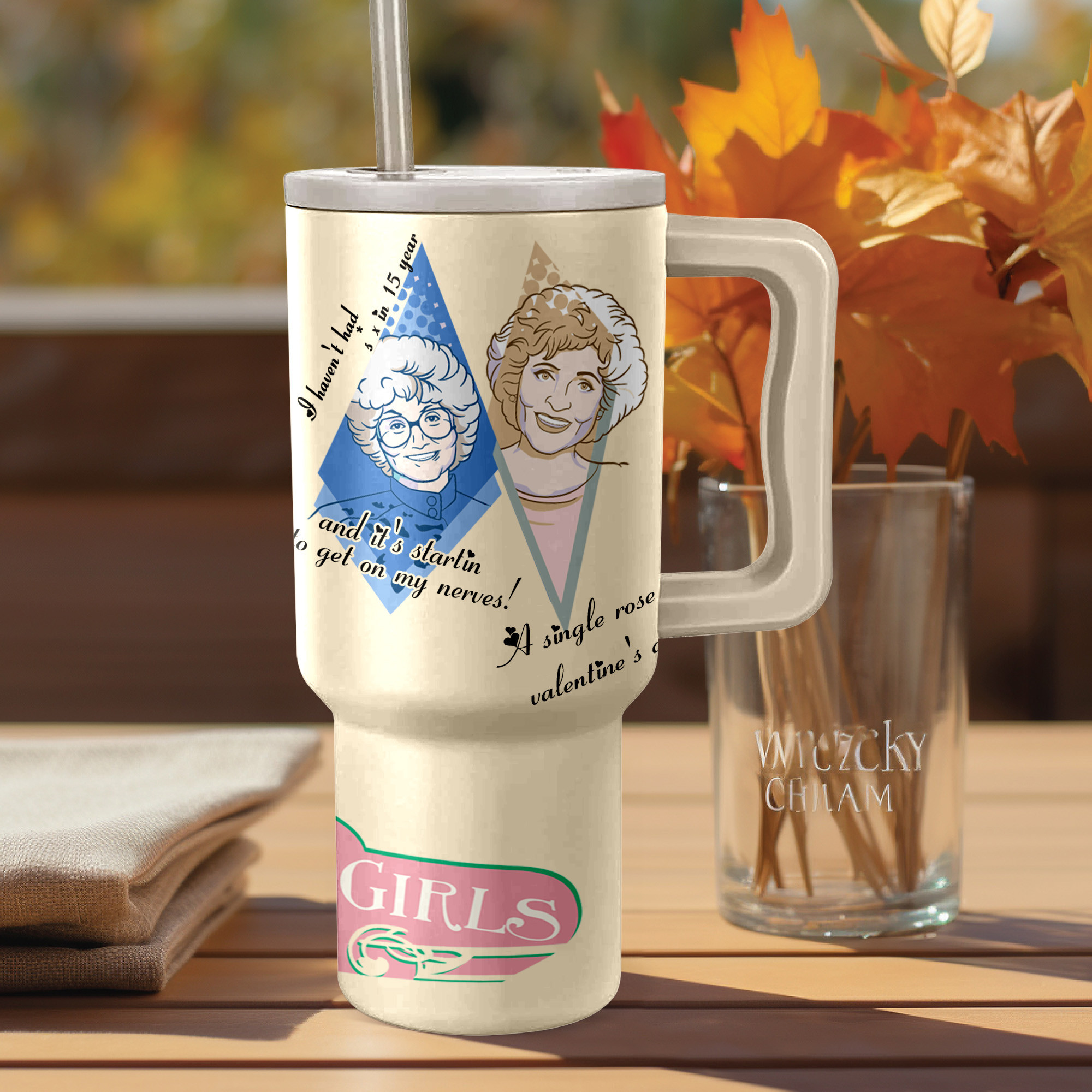 The Golden Girls TV Series Custom Stanley Cup 40 oz 30 oz Tumbler With Handle