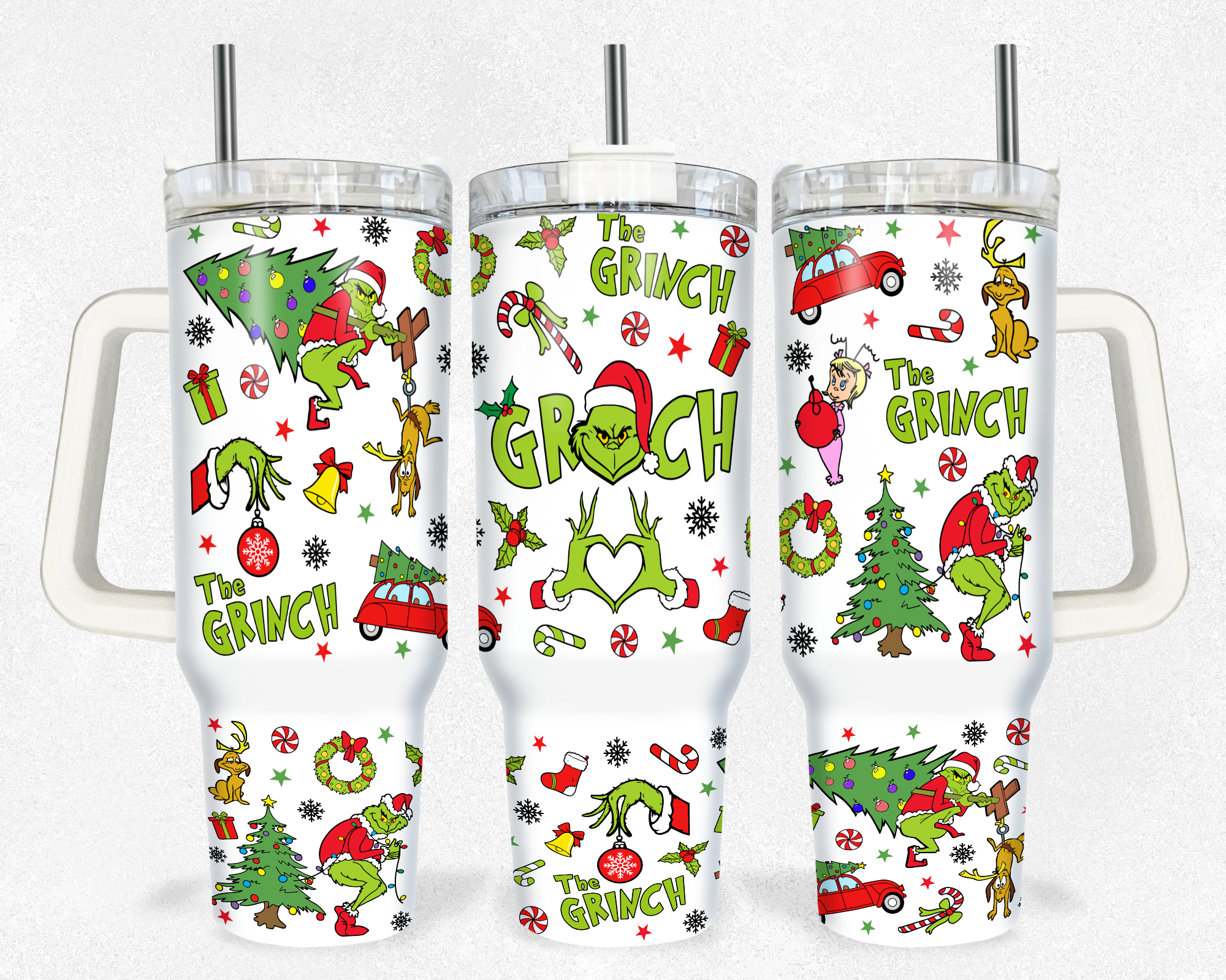 The Grinch Movies Custom Stanley Cup 40 oz 30 oz Tumbler With Handle