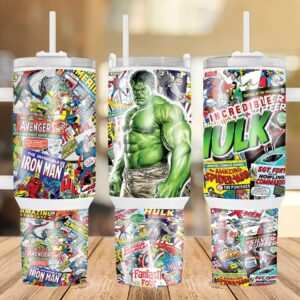 The Incredible Hulk Marvel Movies Custom Stanley Cup 40 oz 30 oz Tumbler With Handle