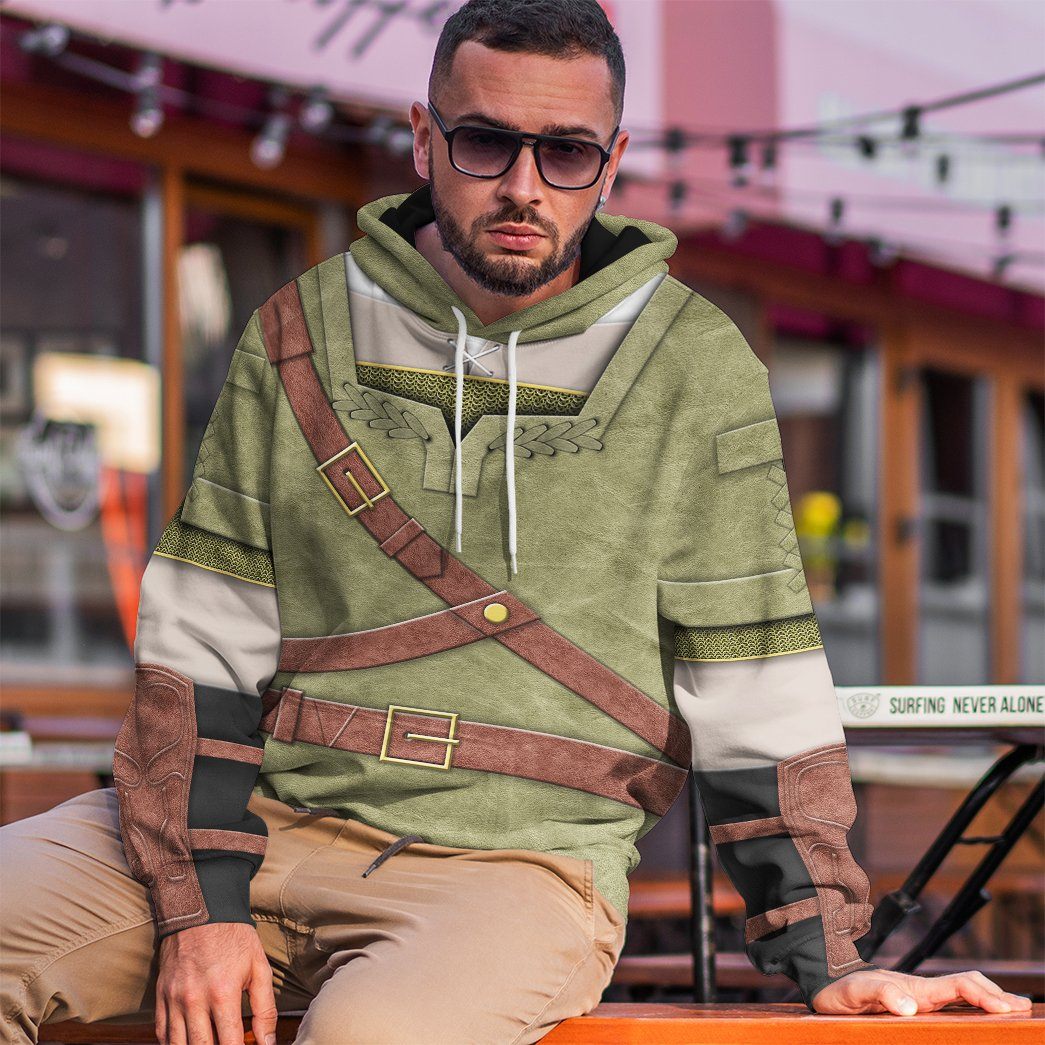 The Legend Of Zelda Link Cosplay Costume Hoodie Sweatshirt T-Shirt Sweatpants Tracksuit - Stormmerch Exclusive