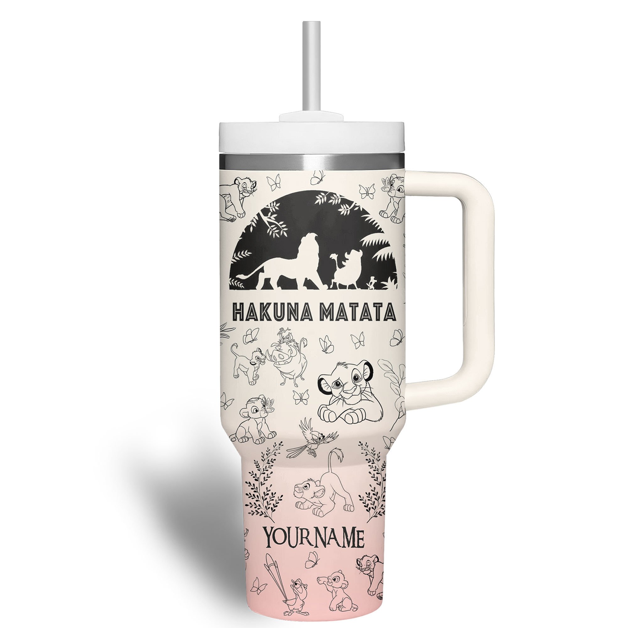 The Lion King Movies Custom Stanley Cup 40 oz 30 oz Tumbler With Handle