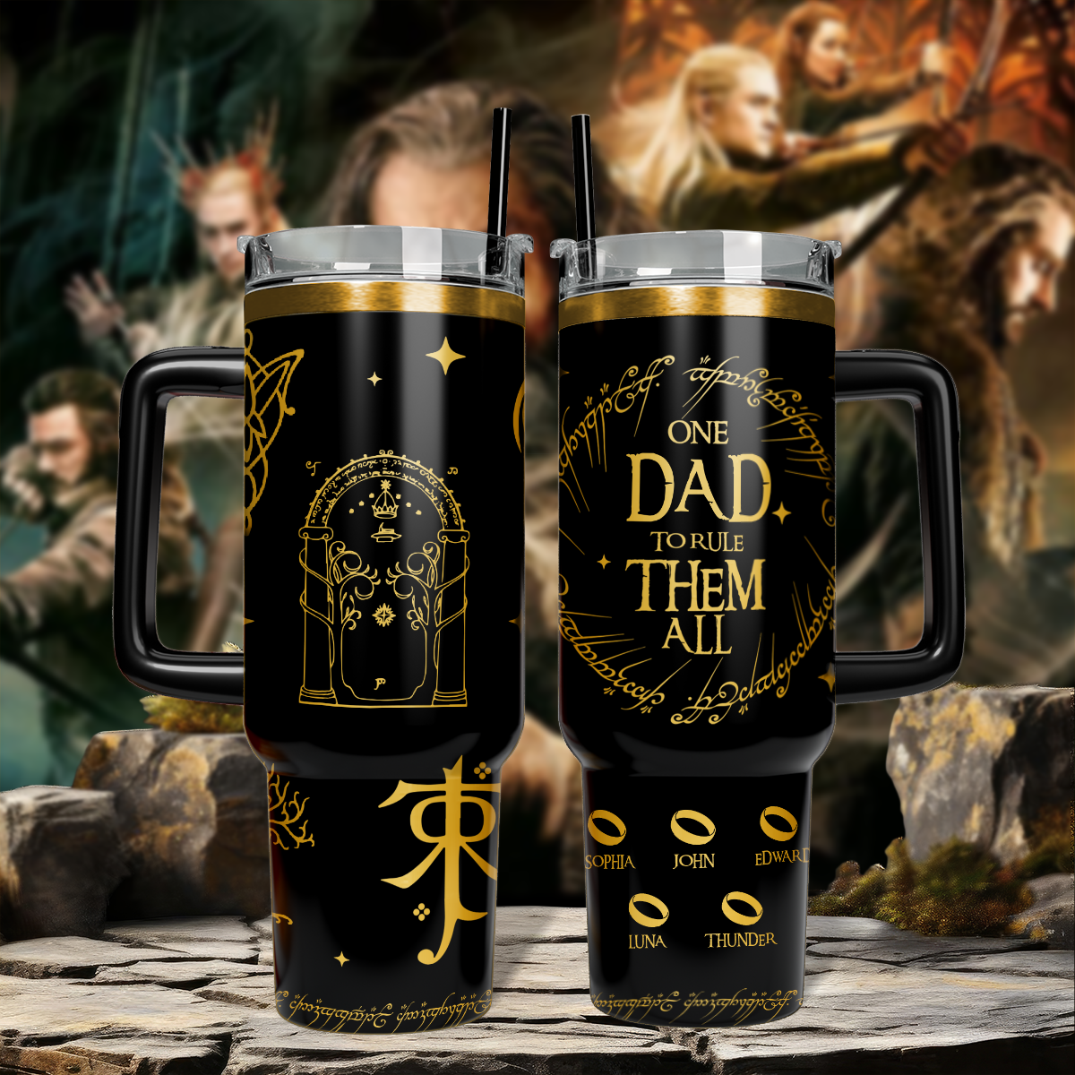The Lord Of The Rings Movies Custom Stanley Cup 40 oz 30 oz Tumbler With Handle