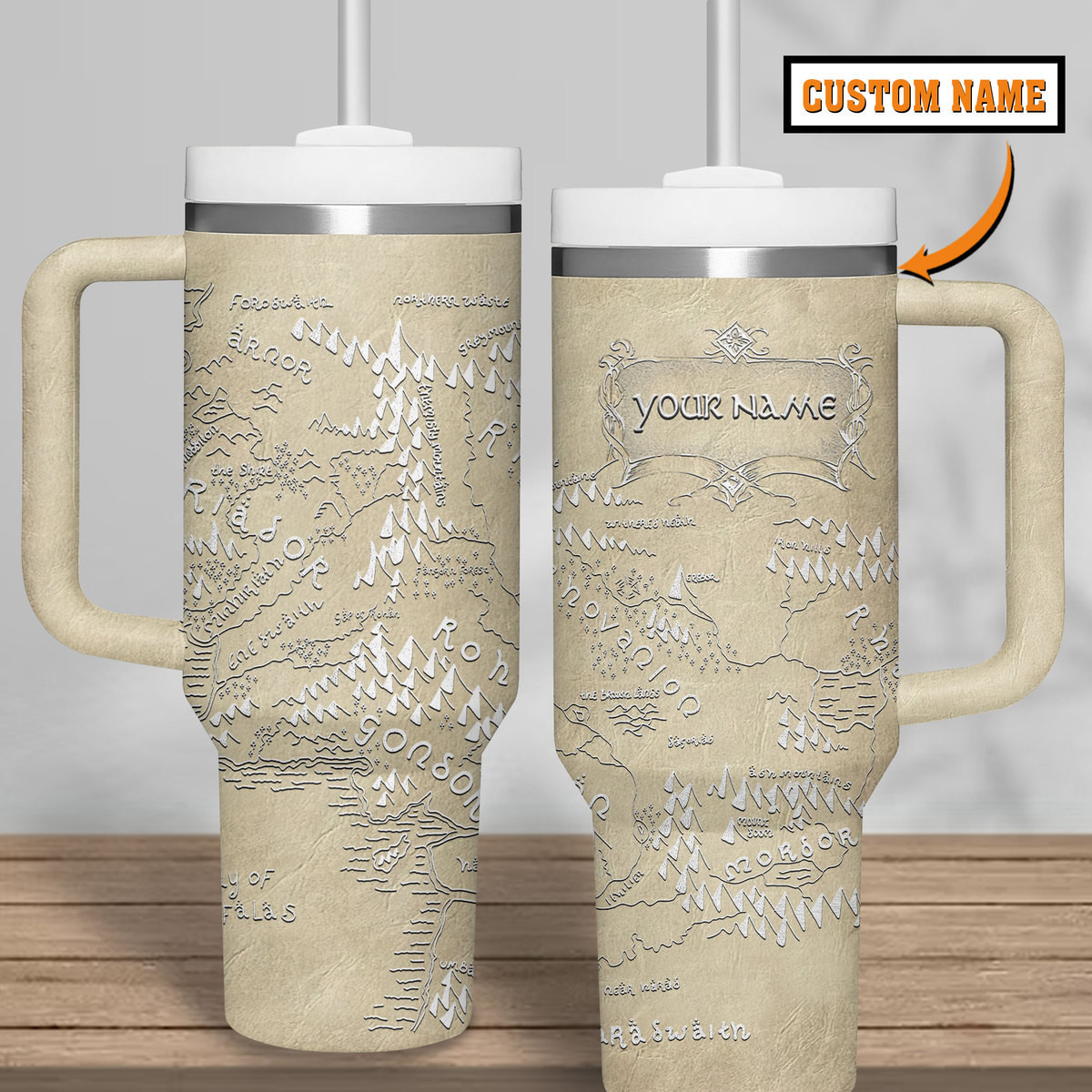 The Lord of the Rings Movies Custom Stanley Cup 40 oz 30 oz Tumbler With Handle