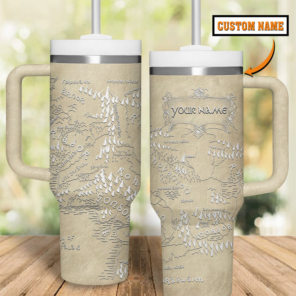 The Lord of the Rings Movies Custom Stanley Cup 40 oz 30 oz Tumbler With Handle