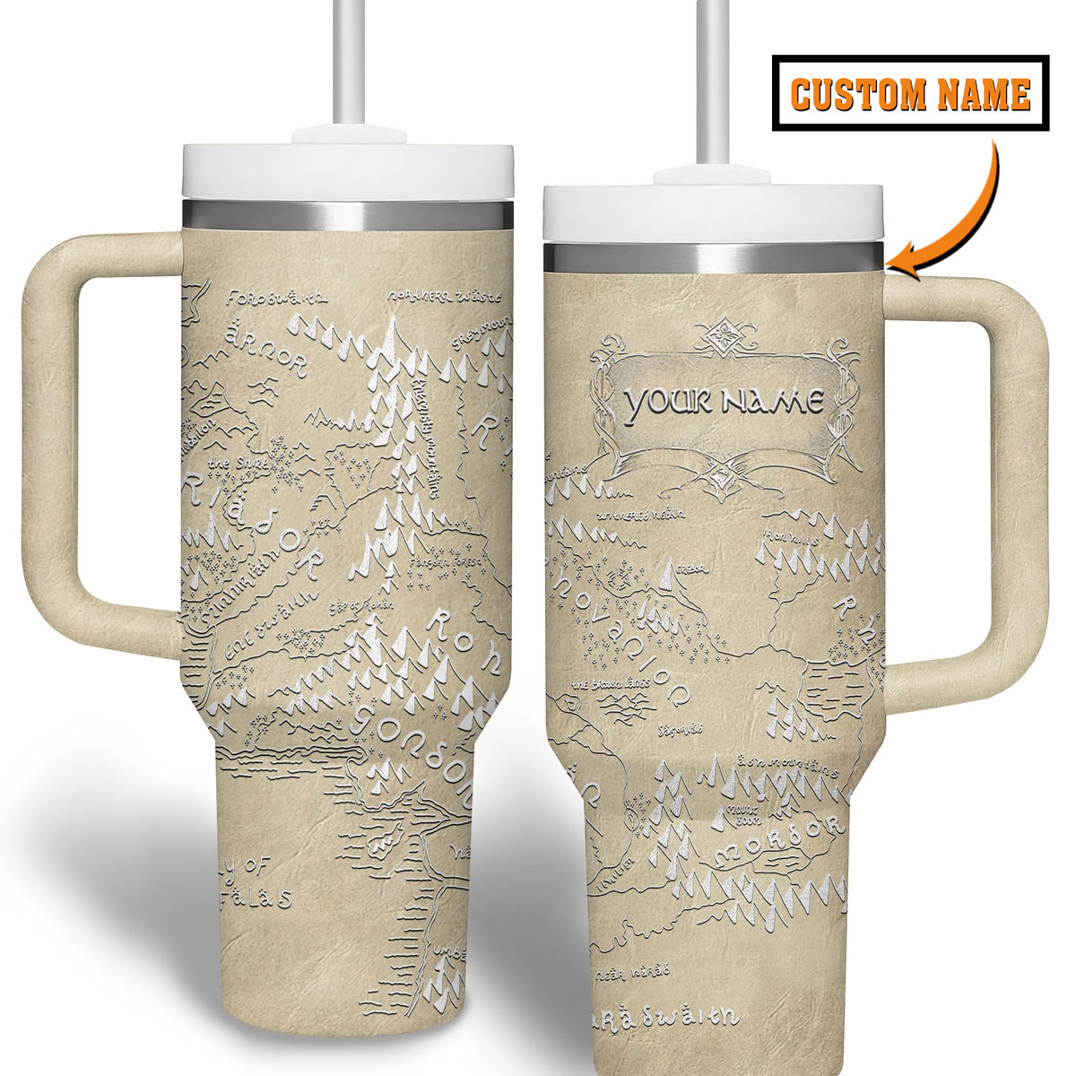 The Lord of the Rings Movies Custom Stanley Cup 40 oz 30 oz Tumbler With Handle