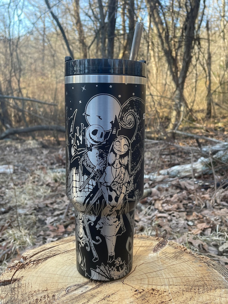 The Nightmare Before Christmas Movies Custom Stanley Cup 40 oz 30 oz Tumbler With Handle
