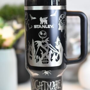 The Nightmare Before Christmas Movies Custom Stanley Cup 40 oz 30 oz Tumbler With Handle