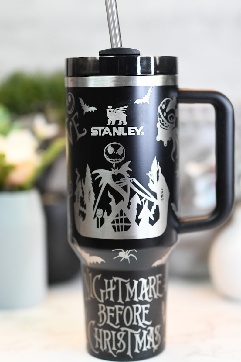 The Nightmare Before Christmas Movies Custom Stanley Cup 40 oz 30 oz Tumbler With Handle