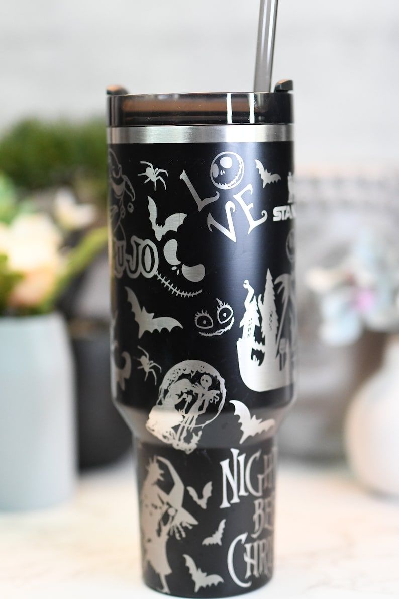 The Nightmare Before Christmas Movies Custom Stanley Cup 40 oz 30 oz Tumbler With Handle