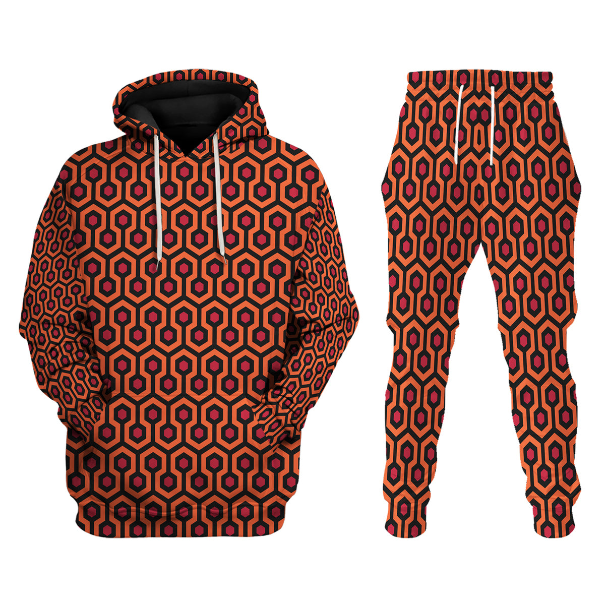 The Shining Overlook Hotel Pattern Costume Hoodie Sweatshirt T-Shirt Sweatpants Tracksuit - Stormmerch Exclusive