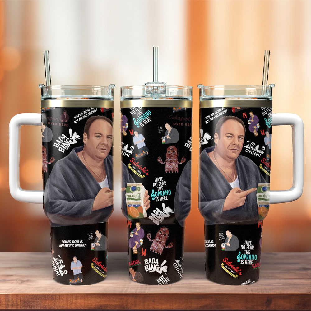 The Sopranos TV Series Custom Stanley Cup 40 oz 30 oz Tumbler With Handle