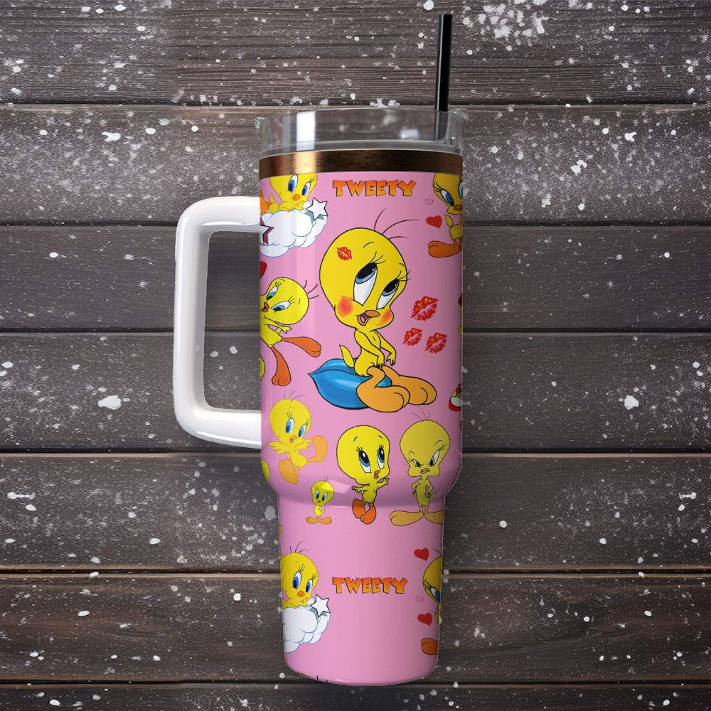 The Sylvester And Tweety Mysteries TV Series Custom Stanley Cup 40 oz 30 oz Tumbler With Handle
